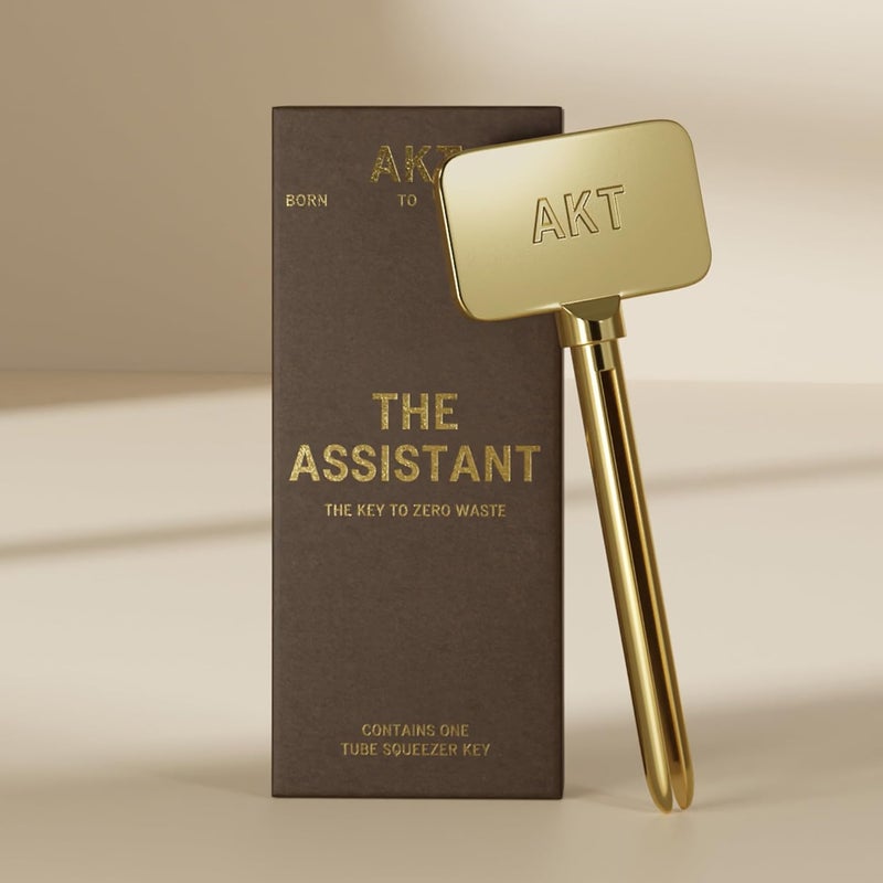 AKT The Assistant Metal Tube Squeezer, Plastic Free Tube Roller Squeezer, Tube Wringer & Tube Key for Aluminum Tubes, Toothpaste Roller and Bathroom Accessory - Image 3